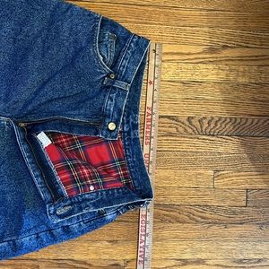 LLBean flannel lined jeans
